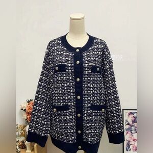 Women Sweater Cardigan Black